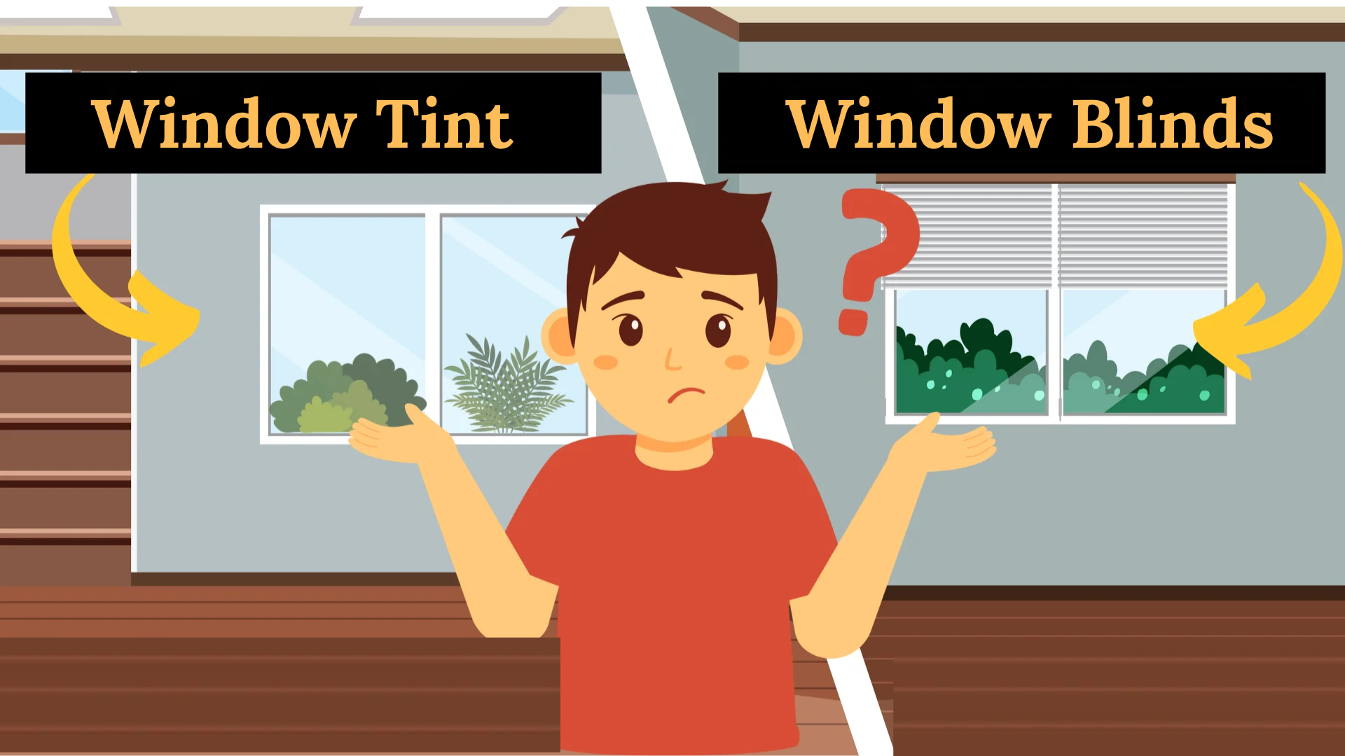 window tinting VS blinds